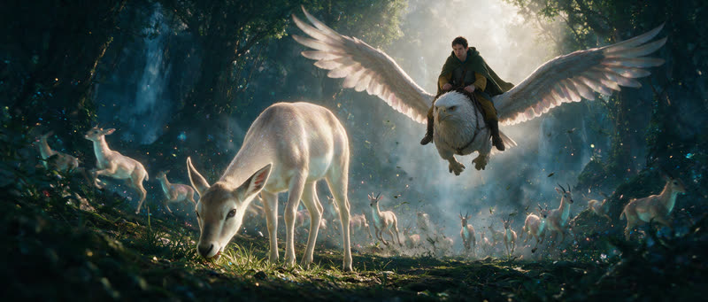 Shot 5: the rider over the deer